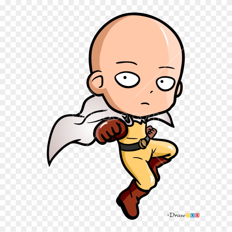 One Punch Man Transparent - One Punch Man Chibi Clipart