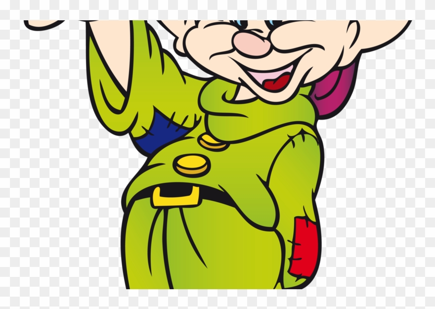 Frightening Grumpy Dwarf Vector Pin By Catherine Thomas - Mudito De Los 7 Enanitos Clipart