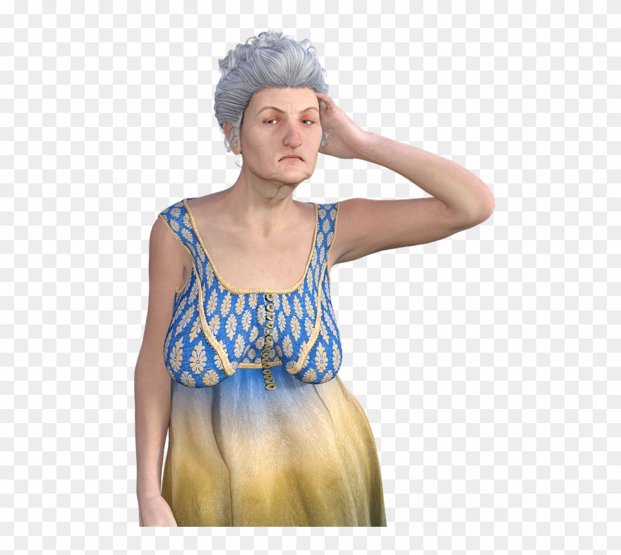 Old Lady Png - Old Lady Transparent Background Clipart