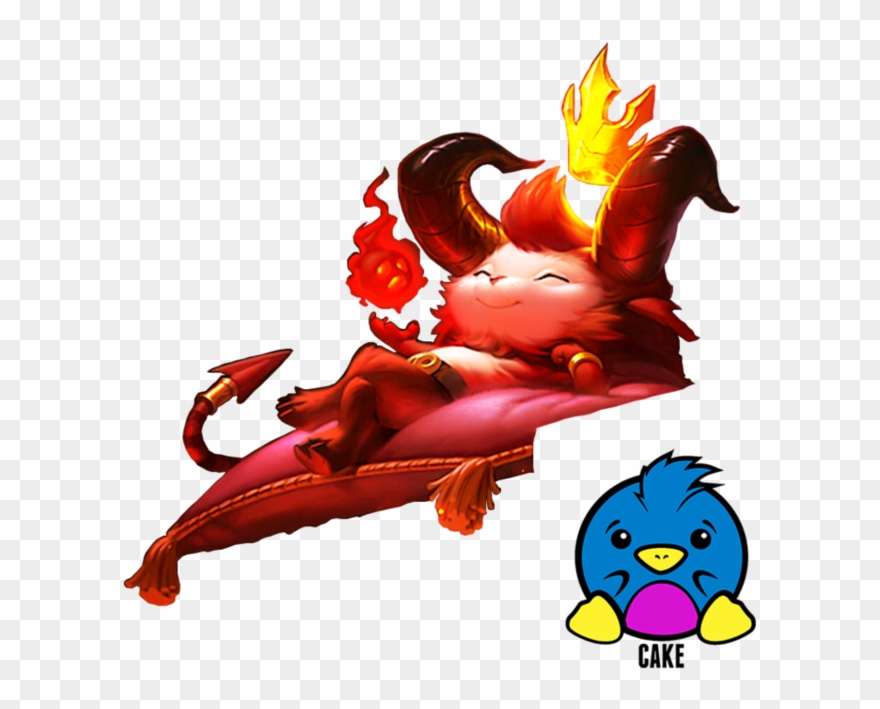 Clip Black And White Stock Render Little By Itscake - Little Devil Teemo Png Transparent Png