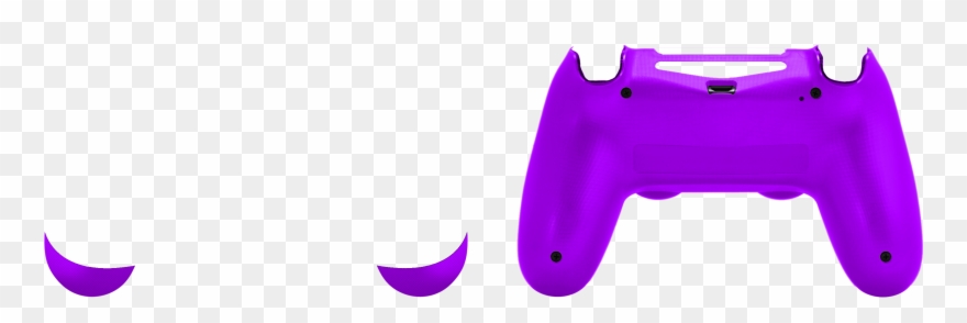 Ps4 Purple Flurp Rear Shell - Game Controller Clipart