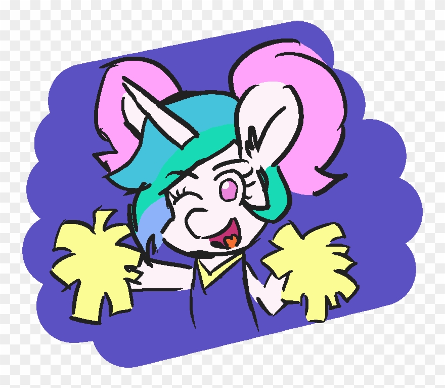 Threetwotwo32232, Cheerleader, Female, Looking At You, - Cartoon Clipart