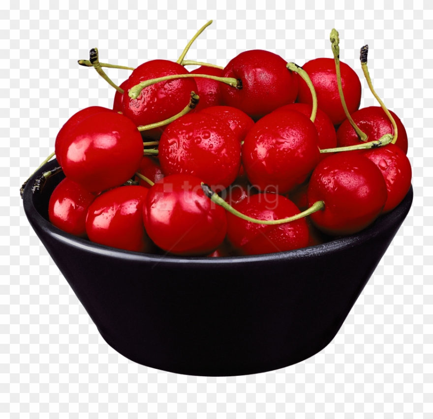 Free Png Download Cherries Png Images Background Png - Fruit In Bowl Png Clipart
