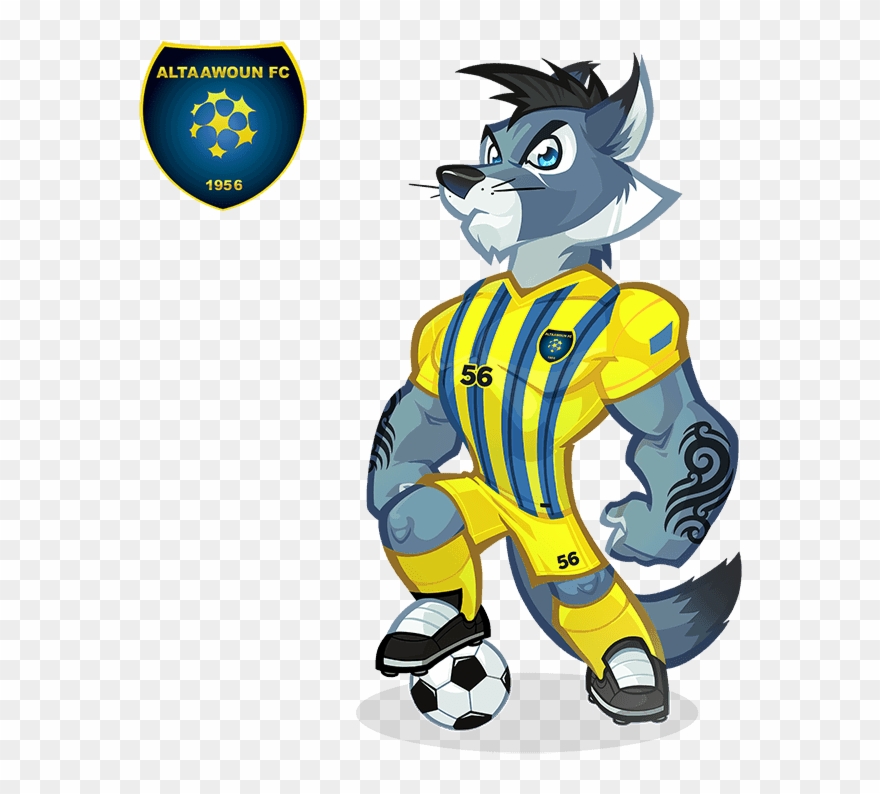 Saudi Arabian Sport Mascot Design Football National - Al-taawoun Fc Clipart