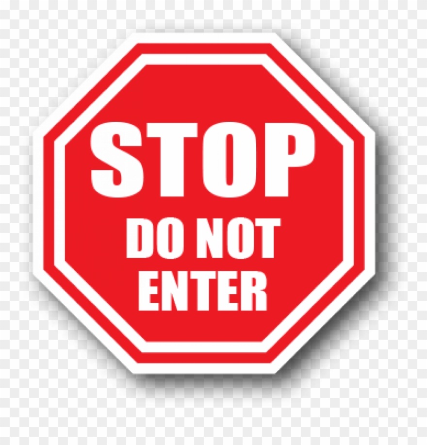 Octigon Clipart Red Stop Sign - Stop Sign - Png Download