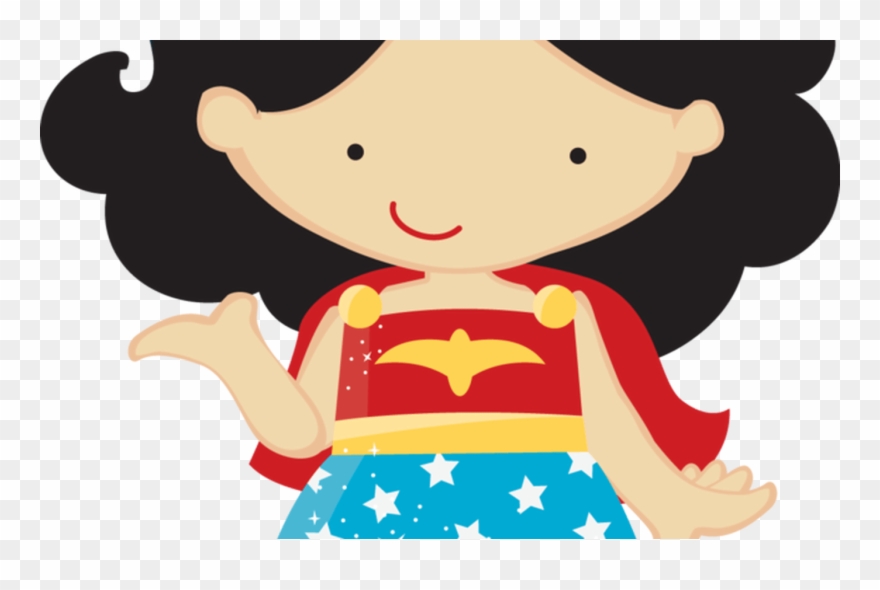 Clip Art People Pinterest Wonder Woman - Mujer Maravilla Bebe Dibujo - Png Download