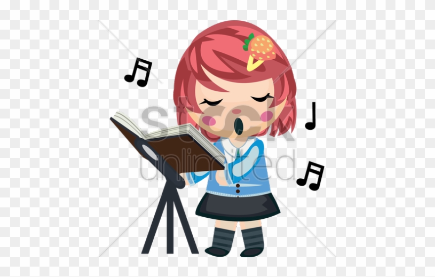 Singer Clipart Hymn - Bunny Singing - Png Download