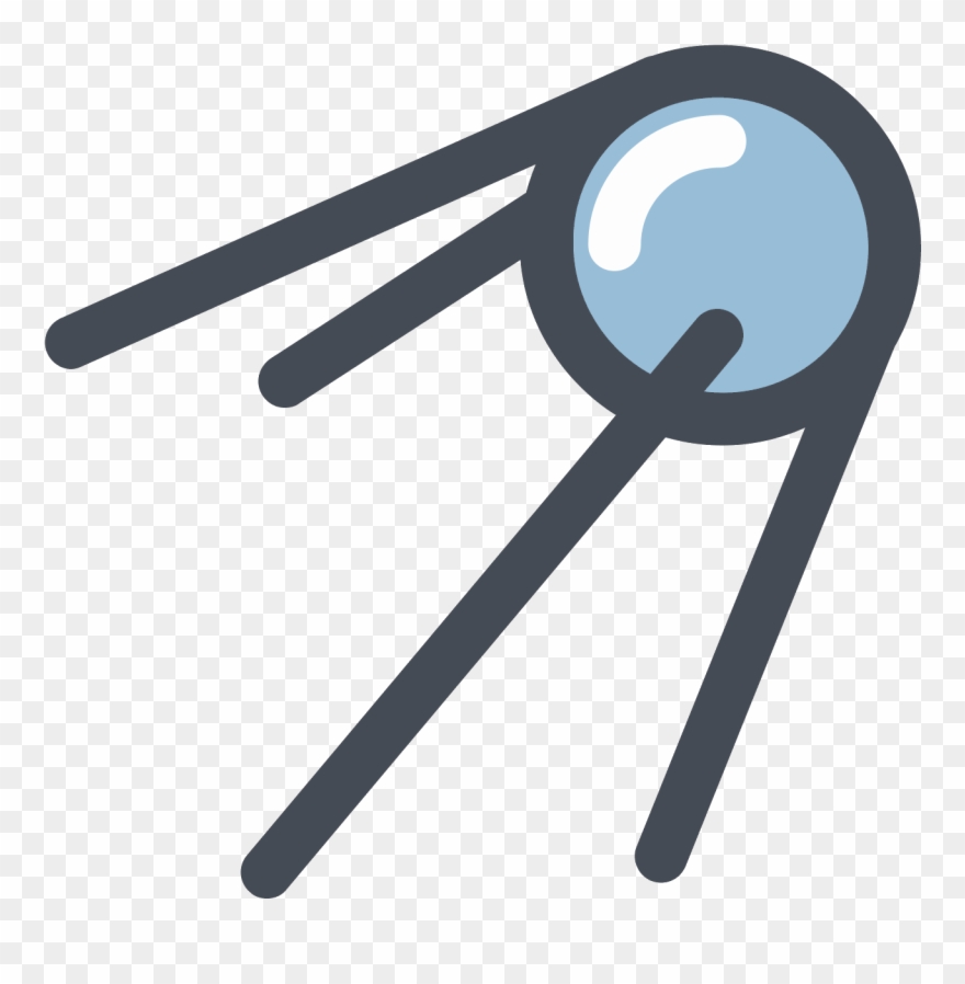 Earth Sputnik Icon - Спутник Png Clipart