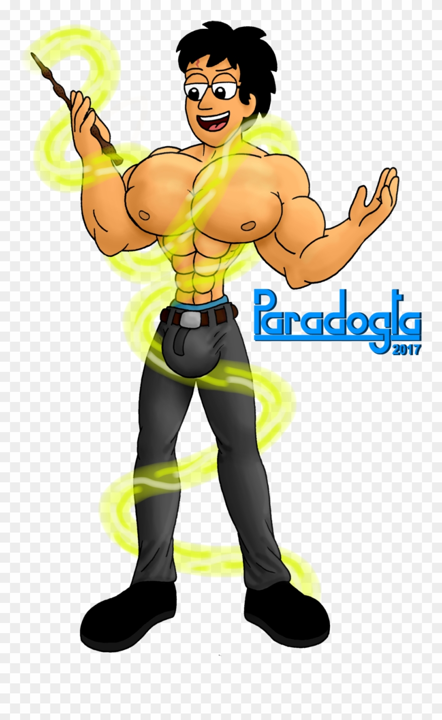 Harry Muscle Spell By Paradogta - Muscle Growth Paradogta Clipart