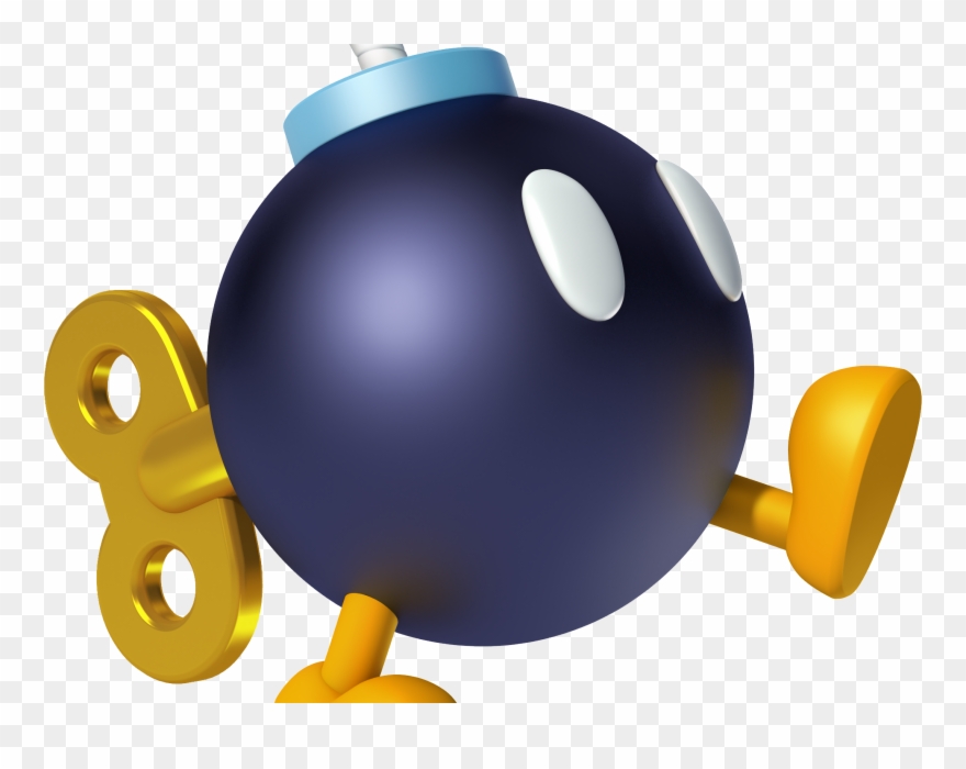 Blue Bob Omb Clipart