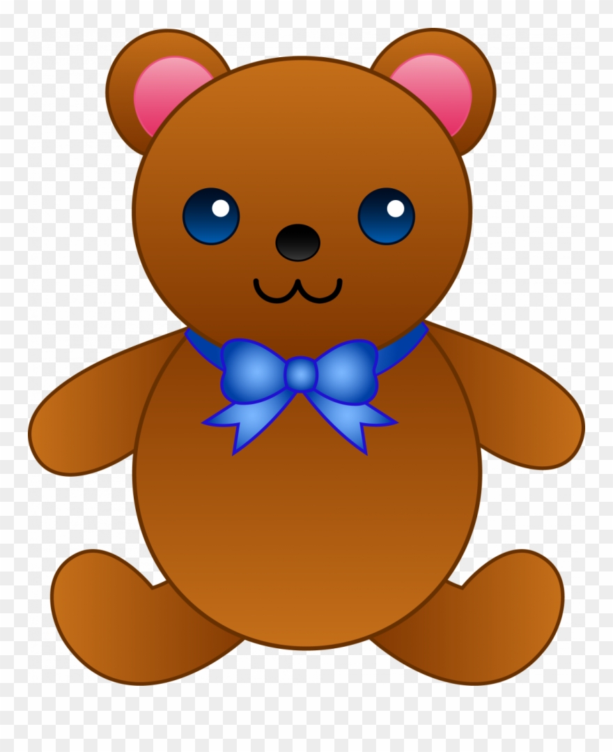 Large Size Of Bear Drawings With Hearts Teddy Cute - Teddy Bear With A Bow Tie Clipart