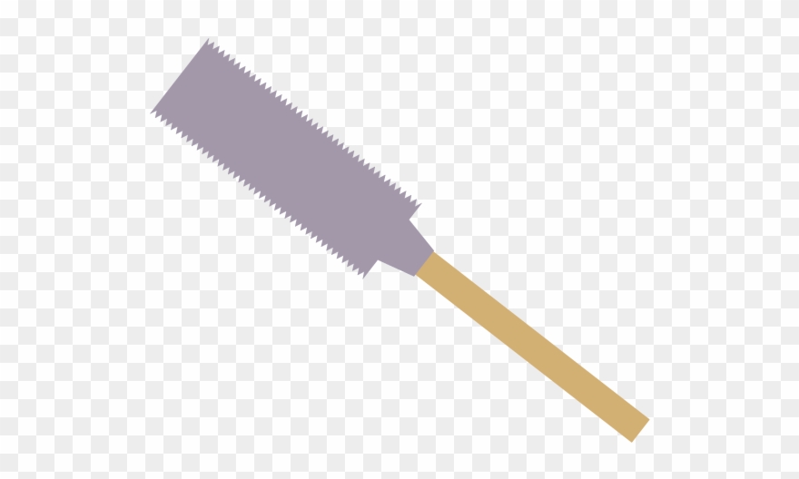 Free Clip Art - Japanese Saw - Png Download