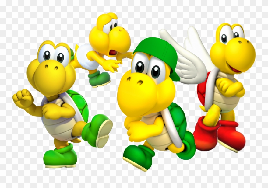 #bowser #characetrs #gaming #luigi #mario #nintendo - Super Mario Odyssey Koopa Troopa Clipart