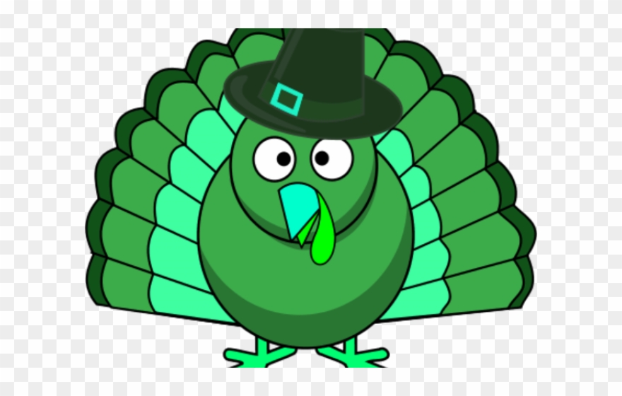 Turkey Bird Clipart Colored Feather - Transparent Thanksgiving Turkey Clipart - Png Download