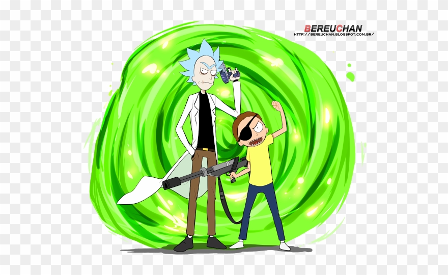 Rick E Morty - Rick And Morty Portal Transparent Clipart