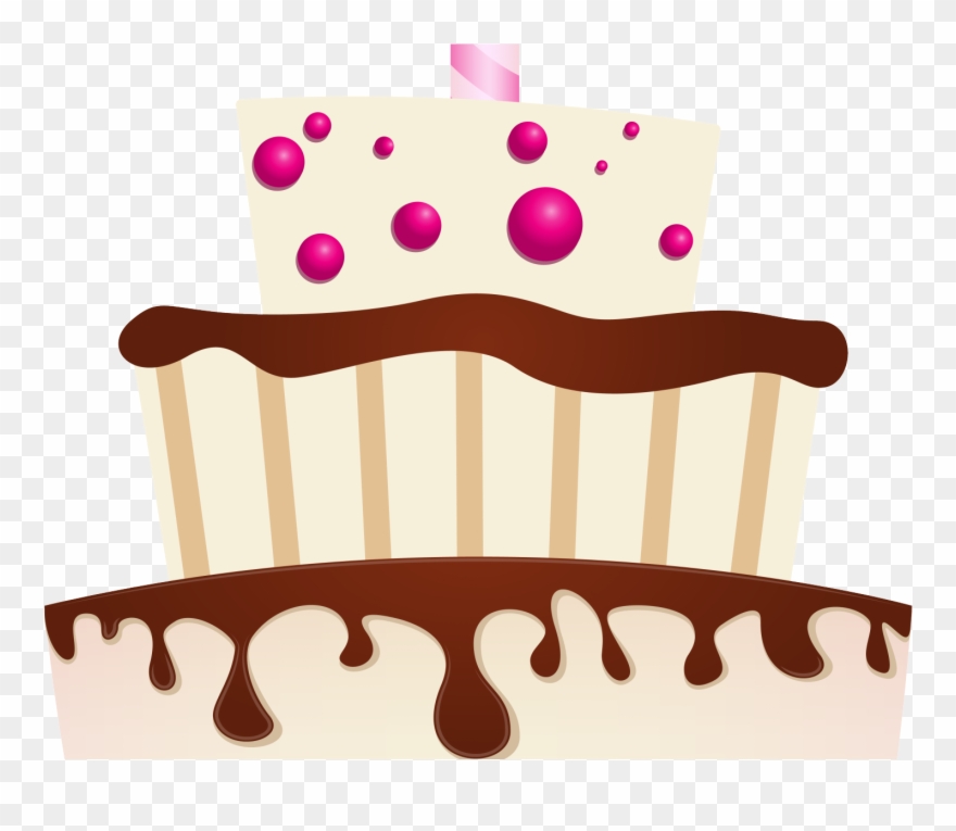 Birthday Frame With Cake Png Clipart