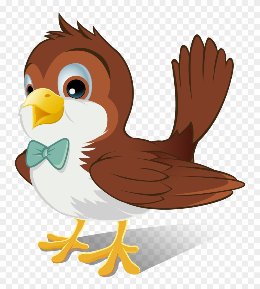 Spirffy - Sparrow In Clipart Png Transparent Png