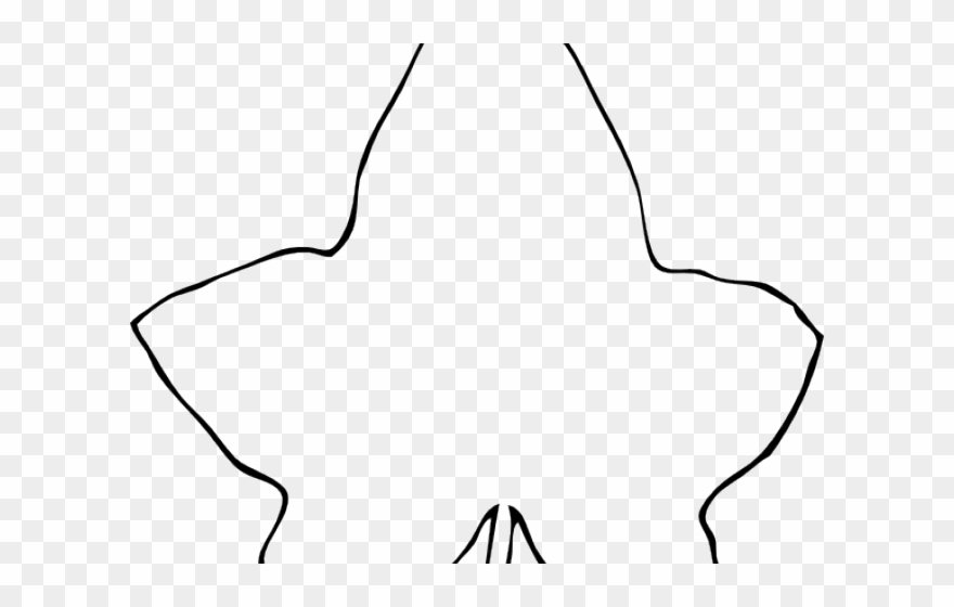 Drawn Leaves Clip Art Outline - Leaf Clip Art - Png Download