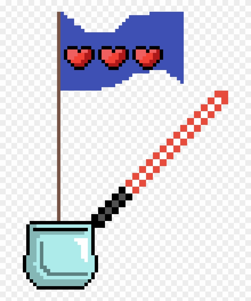 The Flag Of Love Holding A Lightsaber Clipart