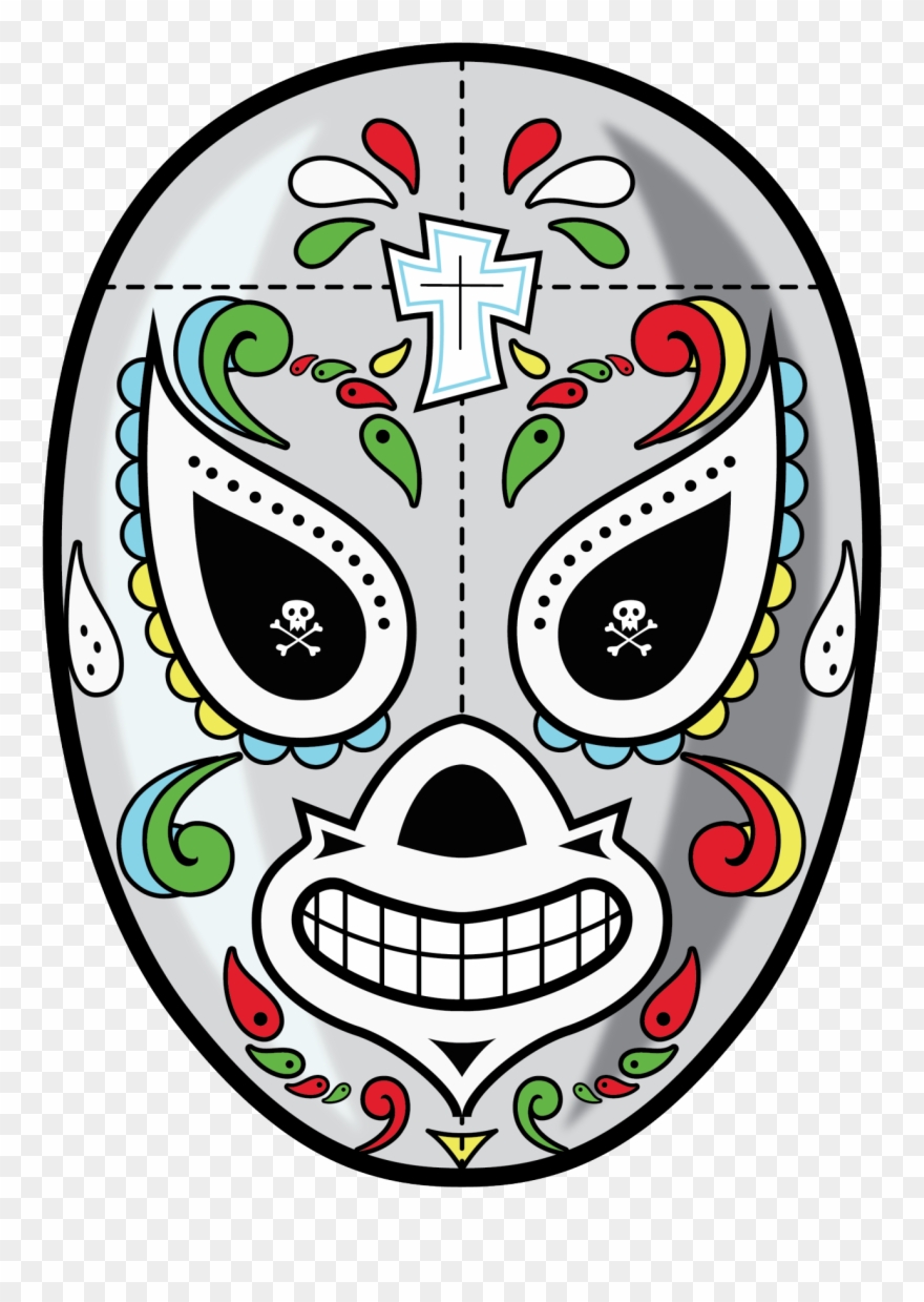 Rubtox Art Avaible In Redbubble - Mascara De Luchadores Png Clipart