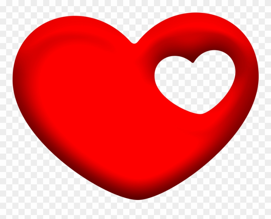Love Heart Png Transparent - Heart Clipart