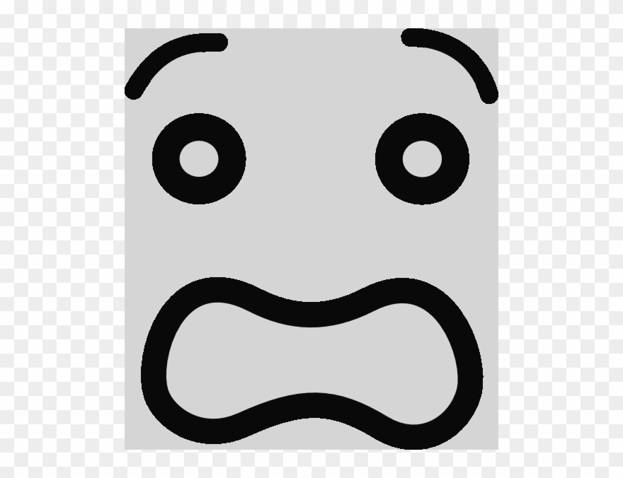 Worried Clipart Face - Png Download