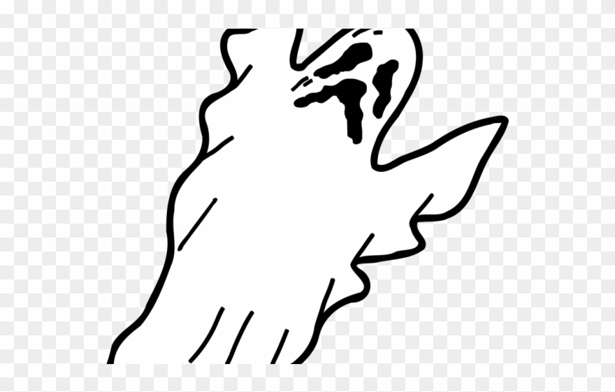 Scary Clipart Transparent - Scary Ghost - Png Download
