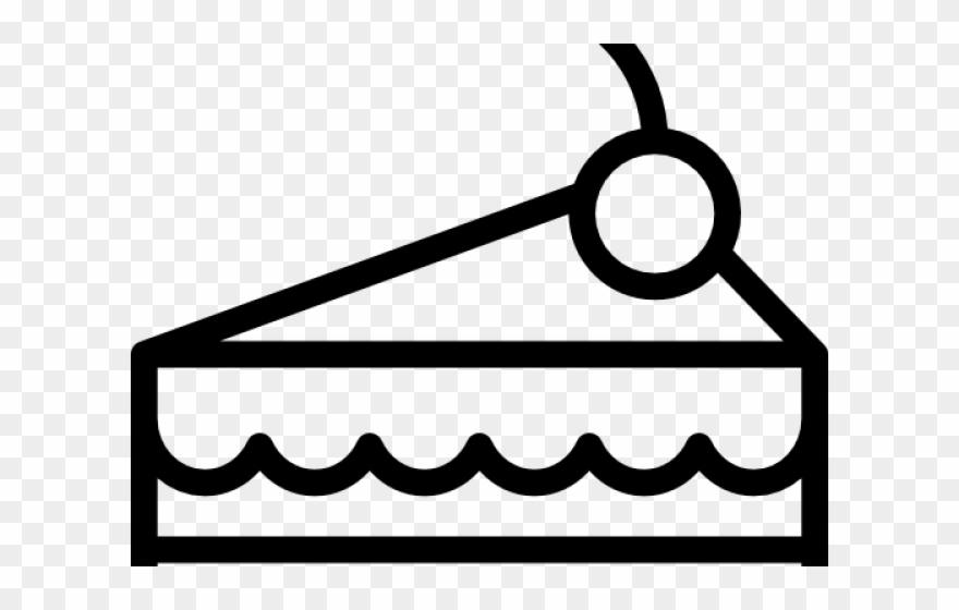 Cake Clipart Icon - Cake Slice Vector Png Transparent Png