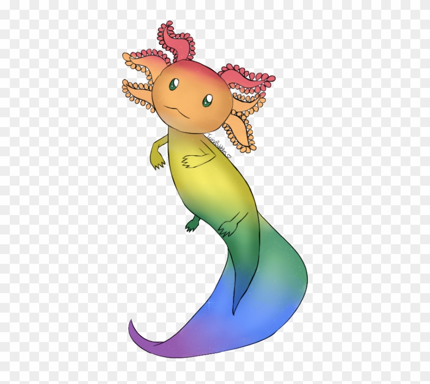 Axolotl Clipart Tumblr Transparent - Cartoon - Png Download