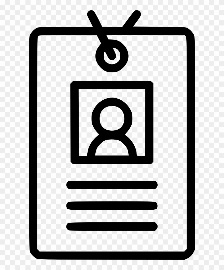 Badge Clip Employee - Employee Badge Icon Png Transparent Png