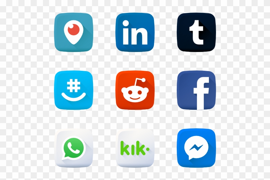 Social Media Logos - Social Media Clipart
