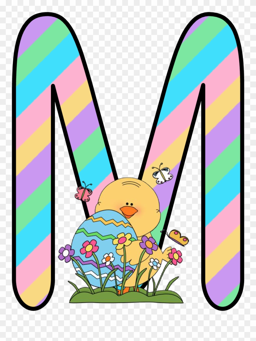 Ch B *✿* Alfabeto Easter De Kid Sparkz - Alfabeto Easter De Kidsparkz Holiday Fonts Clipart