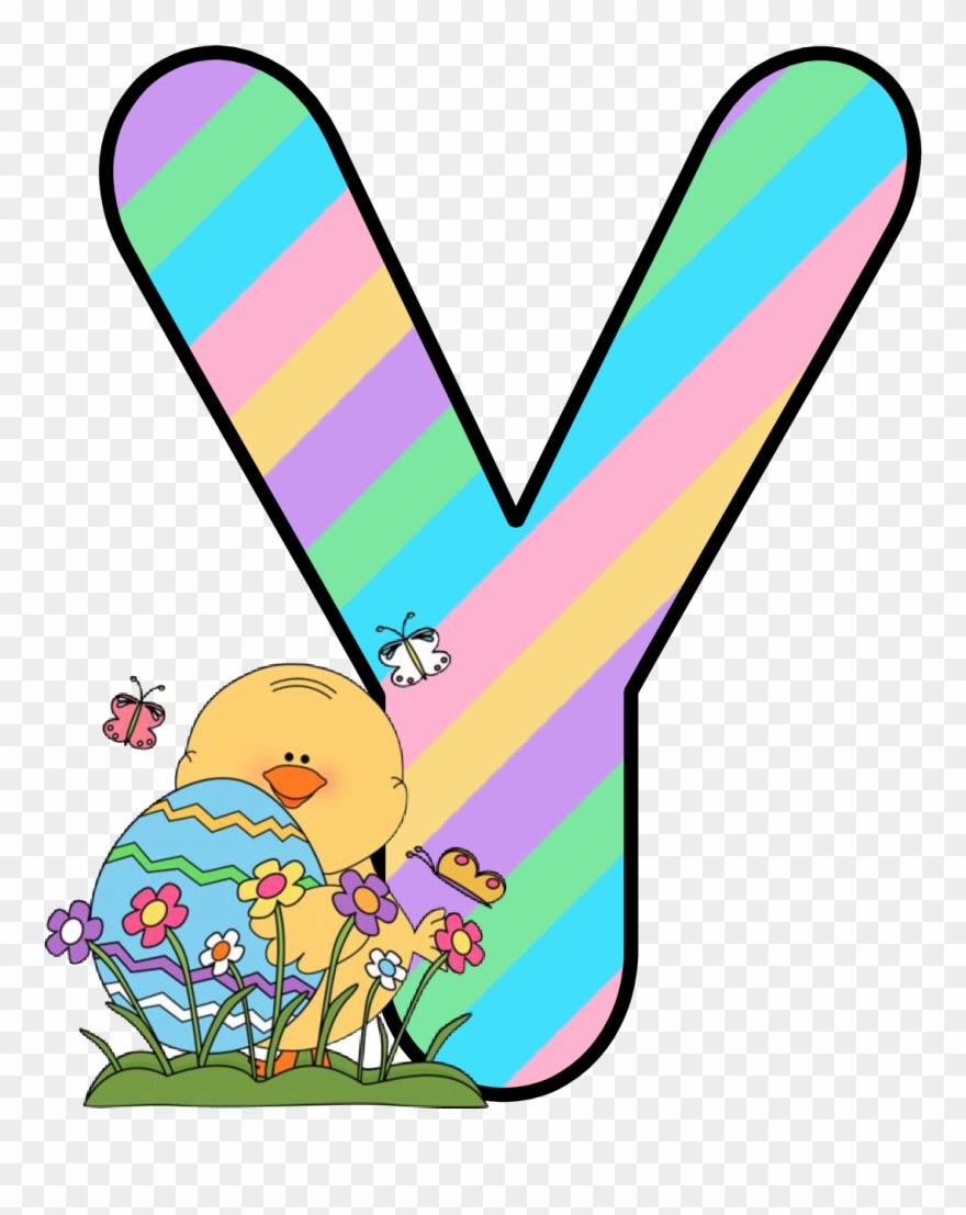 Ch B *✿* Alfabeto Easter De Kid Sparkz - Alfabeto Easter De Kidsparkz Holiday Fonts Clipart
