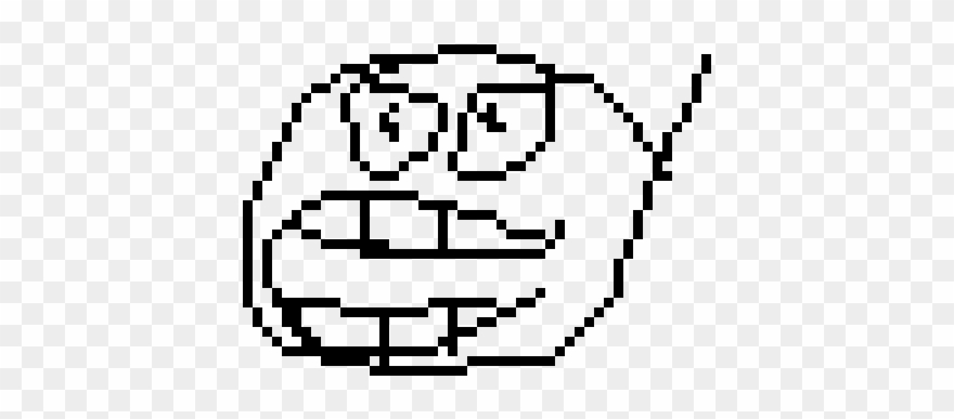 Creepy Face Png - Line Art Clipart