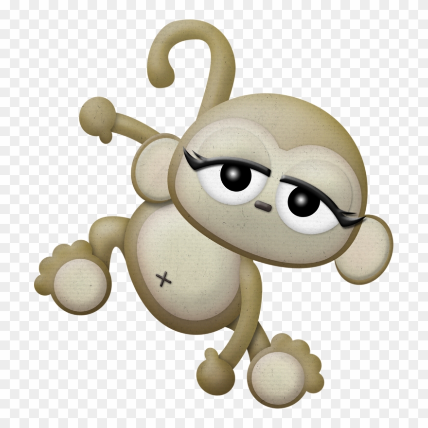 Monkey Business, Magic, Cute Animals, Safari, Forest - Cartoon Clipart