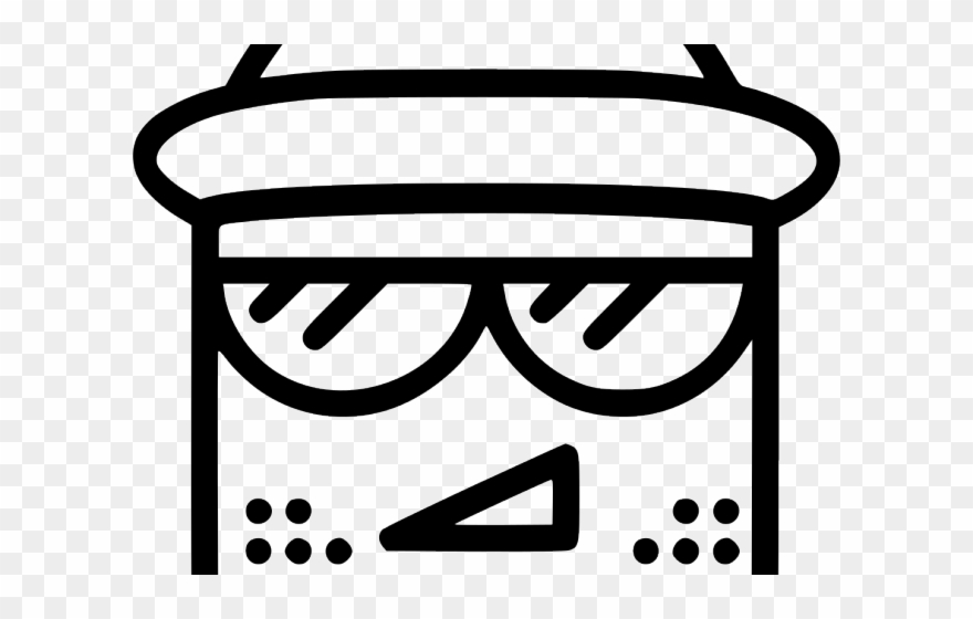 Hipster Clipart Svg - Icon - Png Download
