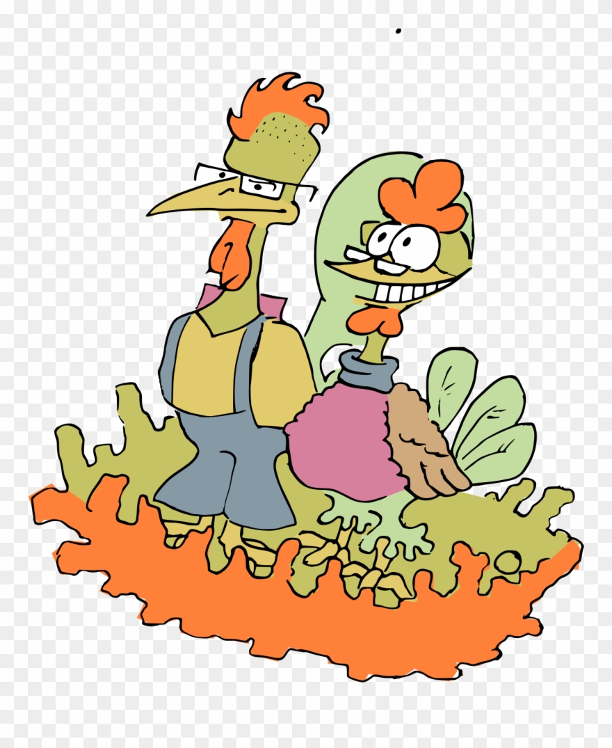 This Free Icons Png Design Of Hipster Chickens , Png - Cartoon Clipart