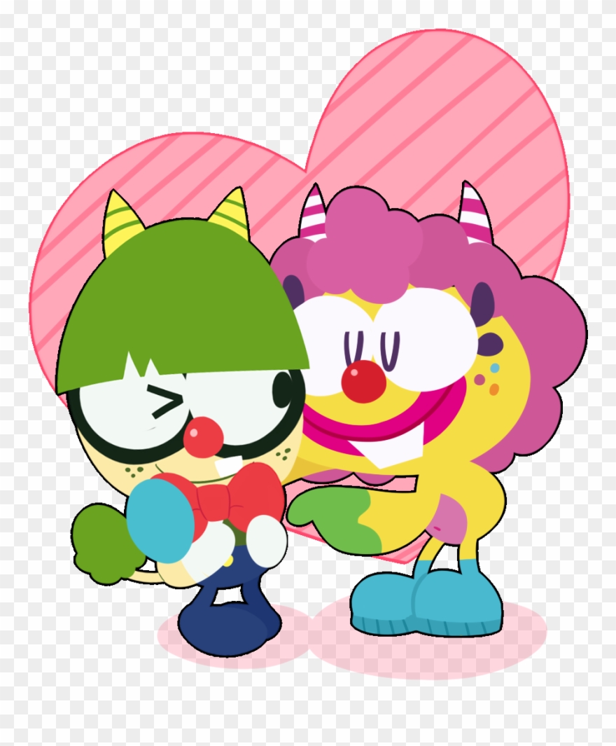 Hamigakimomo's Cute Moshi Oc And Sweet Tooth - Cartoon Clipart