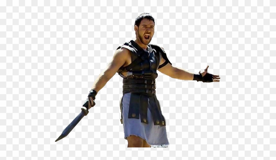 Maximus Film Transprent Png - Russell Crowe Gladiator Clipart