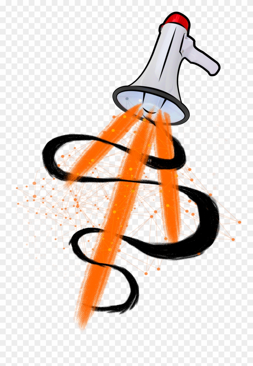 Marketing Digital Altavoz - Illustration Clipart