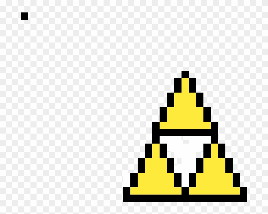 Triforce - Pixel Art Zelda Triforce Clipart