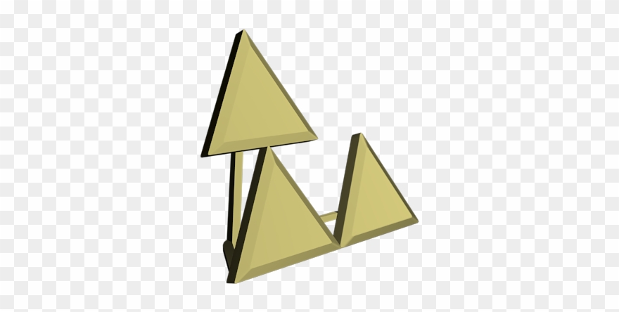 Triforce Meme 3d Model Max - Triangle Clipart
