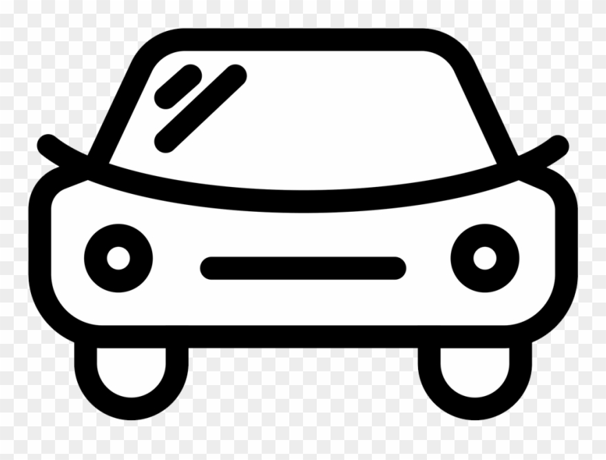 Cache Car Wash Express And Detailing - Truck Front Image Black And White Clipart