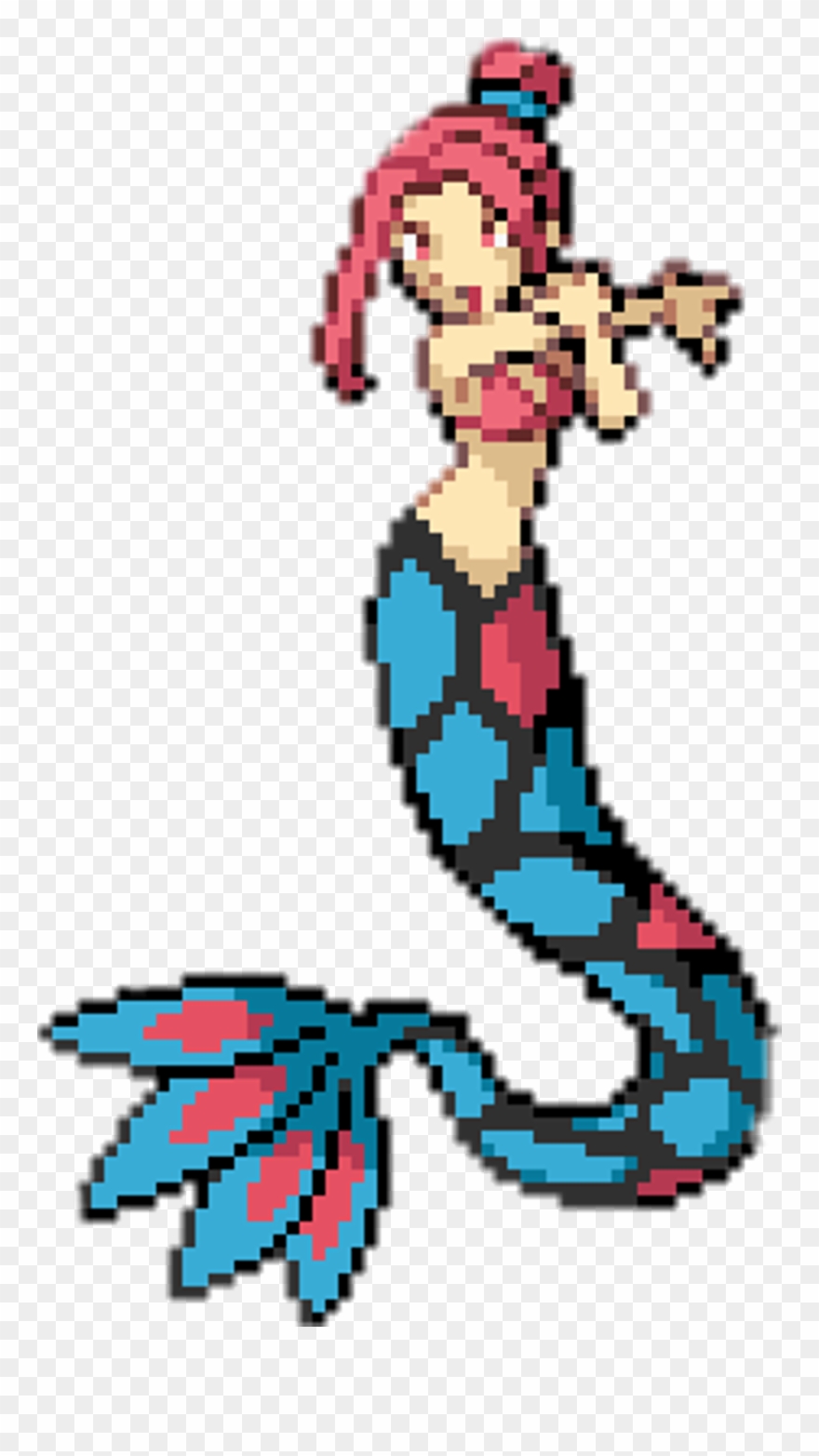 #mermaid #mermaid Sprite #sprite #pixelated #pixel - ポケモン ビキニ の おねえさん Clipart
