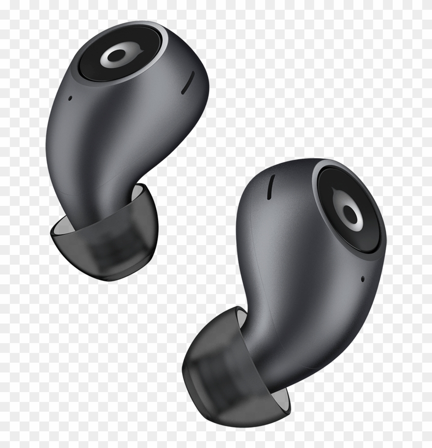 A Single Headphone Of The Crazybaby Air 1s Is As Light - Air By Crazybaby Grey Clipart