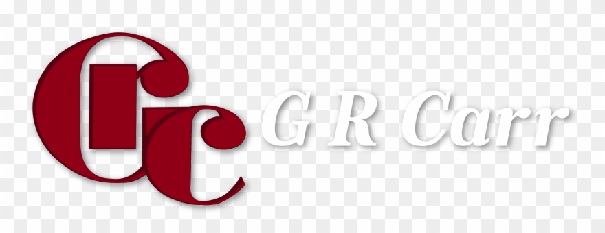 Gr Carr 3d Logo White - Graphic Design Clipart