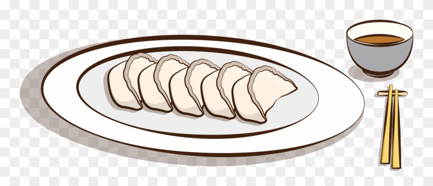 Dumplings Gourmet Food Chopsticks Png And Vector Image - Dessert Clipart