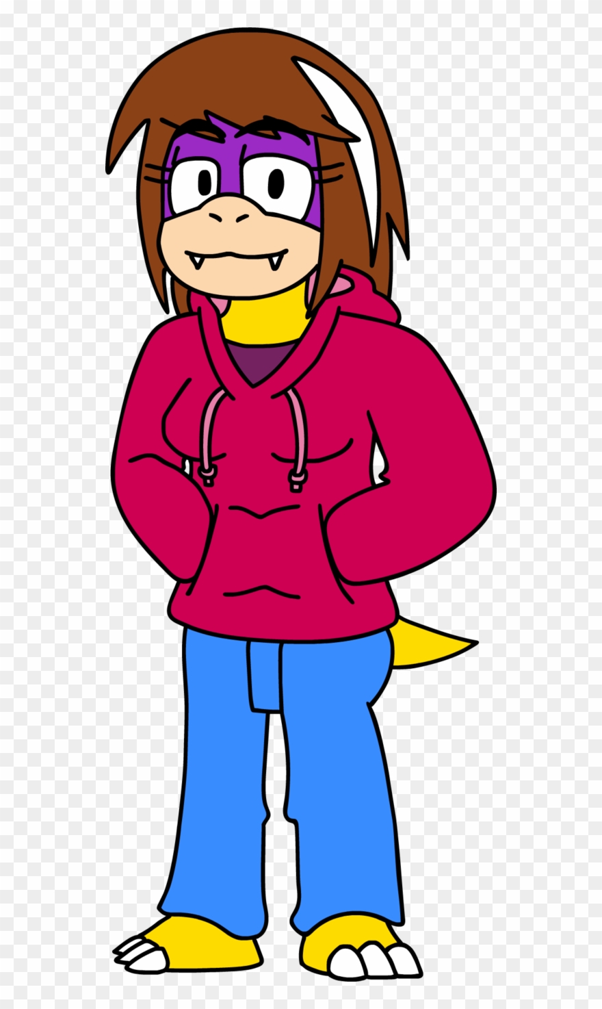 Aso Koopa In A Lineart Colours Only Ⓒ Clipart