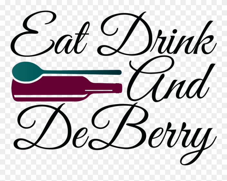 Eat Drink And Deberry - Calligraphy Clipart