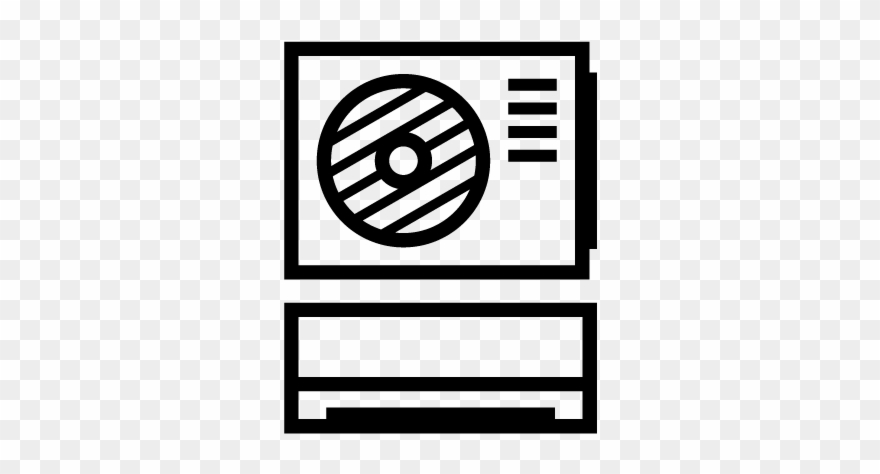Air Conditioning Icon - Circle Clipart